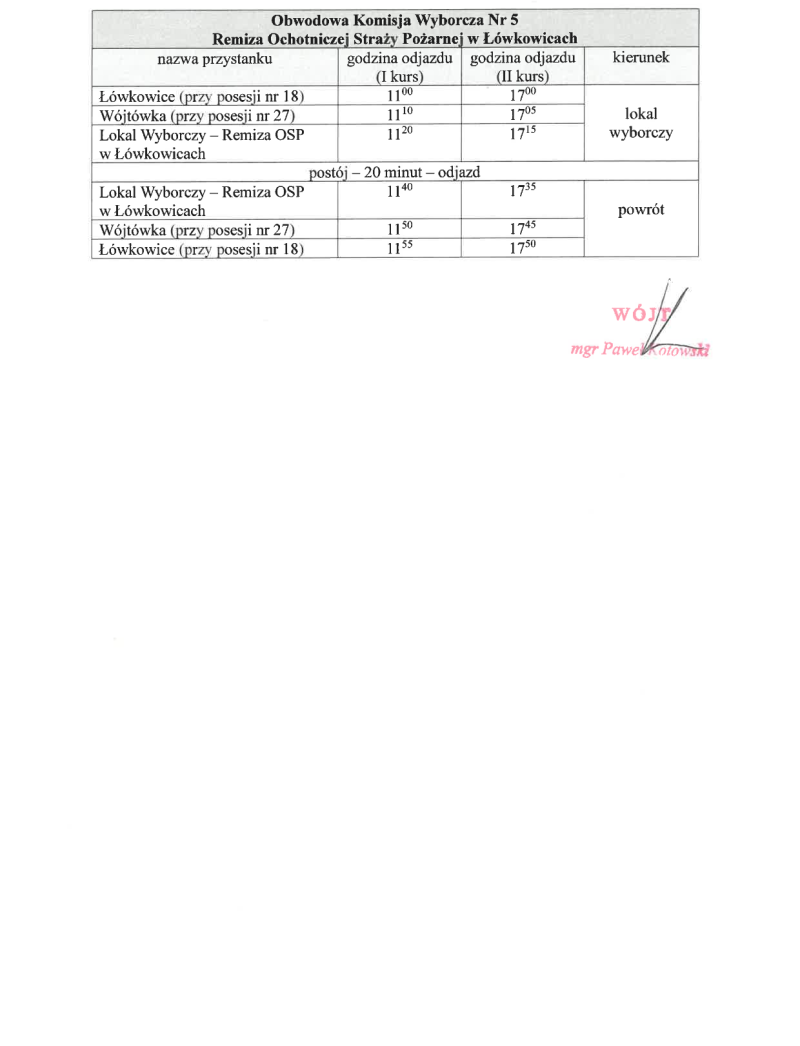 INFORMACJA WÓJTA GMINY - PRZEWÓZ W DNIU WYBORÓW - II TURA_ocred-4