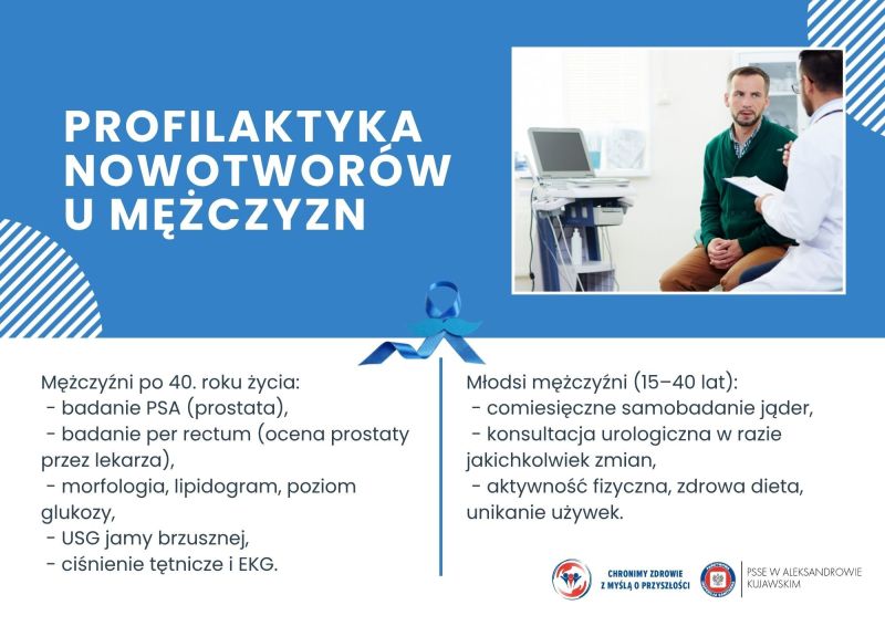 Profilaktyka nowotworów u mężczyzn