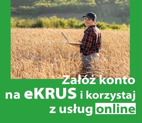 Rolniku, załóż konto na eKRUS!