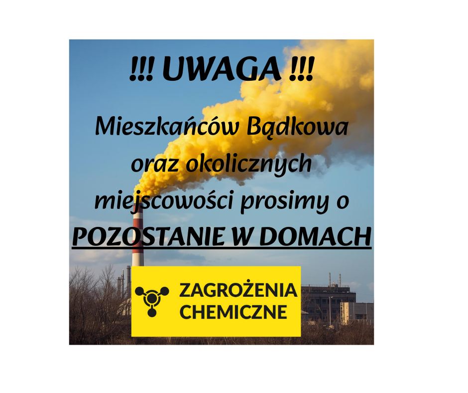 Uwaga! Zagrożenie chemiczne!