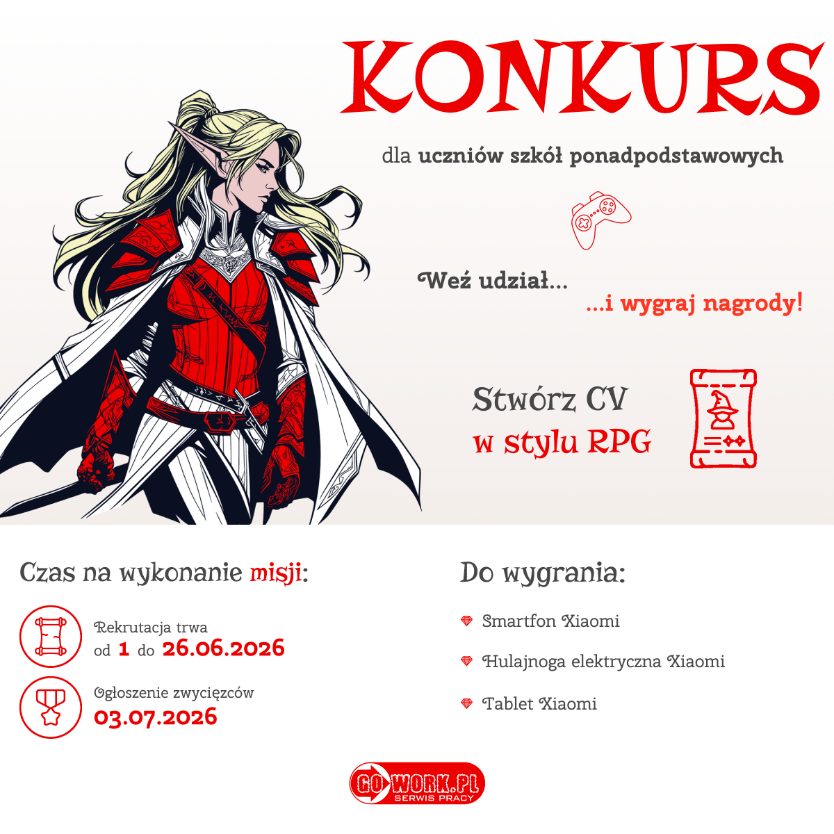 Konkurs Gamer CV - kariera zaczyna się tu